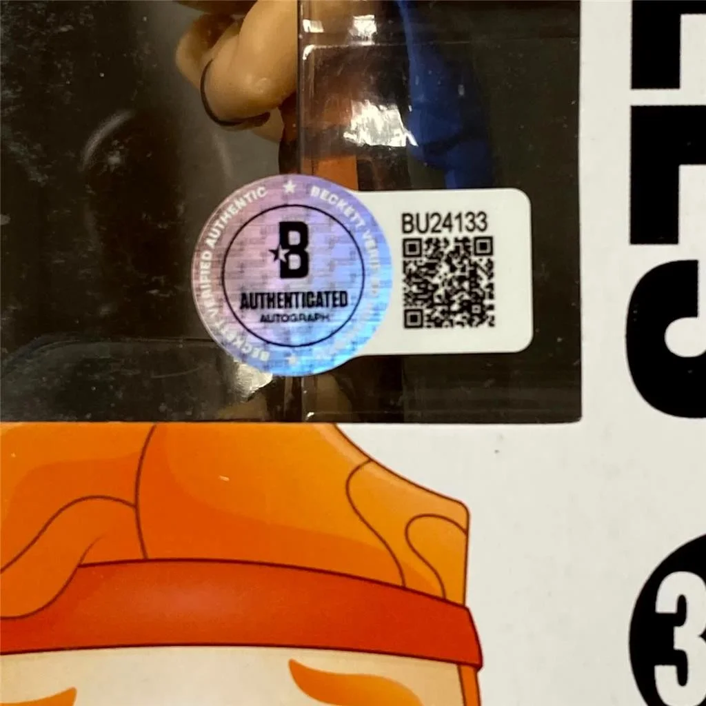 Tate Donovan signed Hercules Funko Pop 378 autograph ~ Beckett BAS, image 5