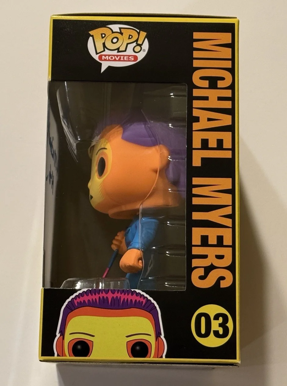 A. Michael Lerner — A. Michael Lerner SIGNED Michael Myers Funko POP Toy 03 Halloween 6 EXACT PROOF, image 3