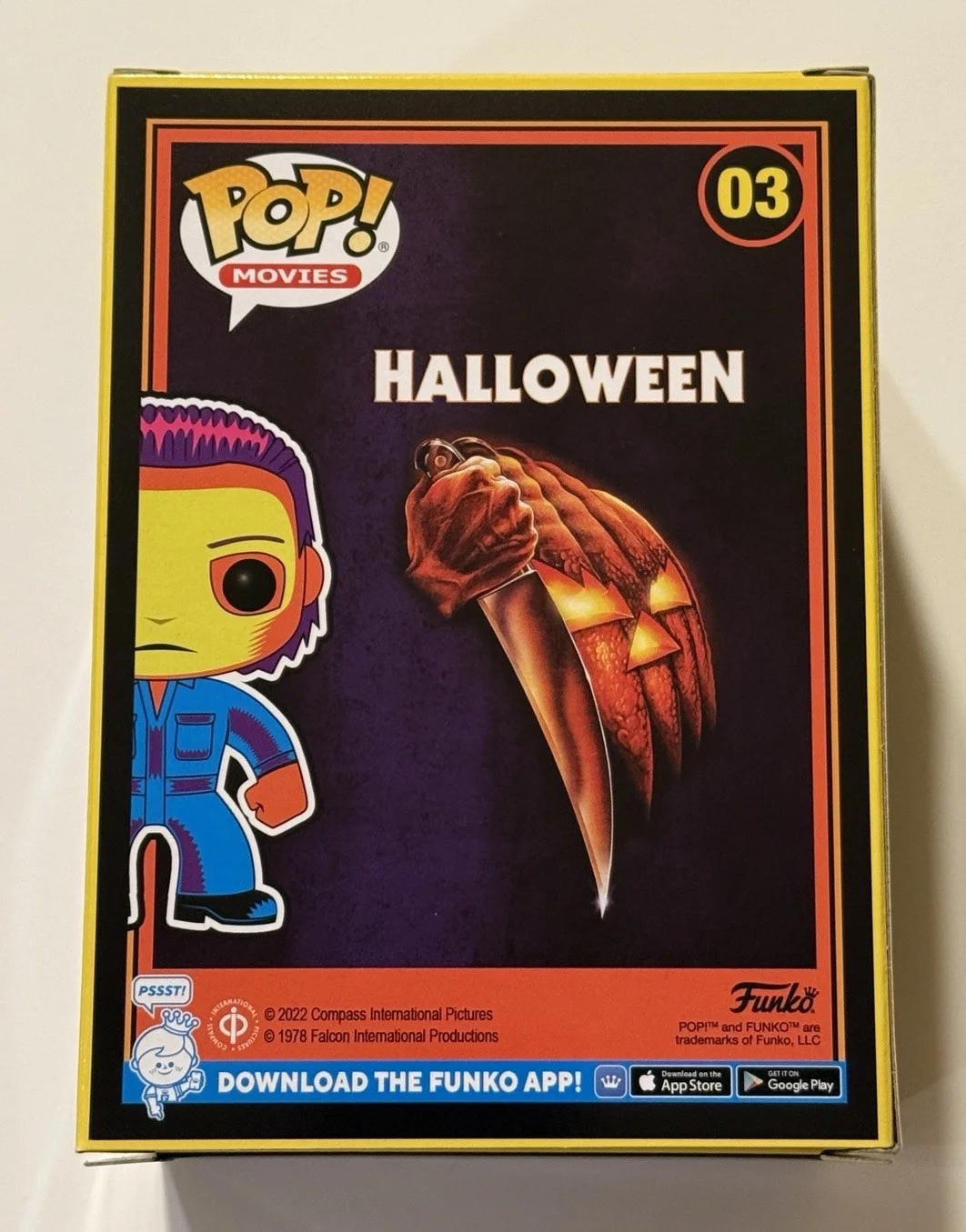 A. Michael Lerner — A. Michael Lerner SIGNED Michael Myers Funko POP Toy 03 Halloween 6 EXACT PROOF, image 4