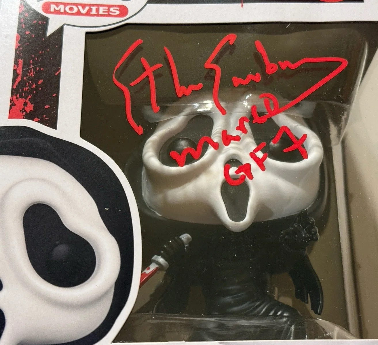 Ethan Embry — Ethan Embry SIGNED Ghostface Funko POP Toy Scream 7 Horror EXACT PROOF A, image 2