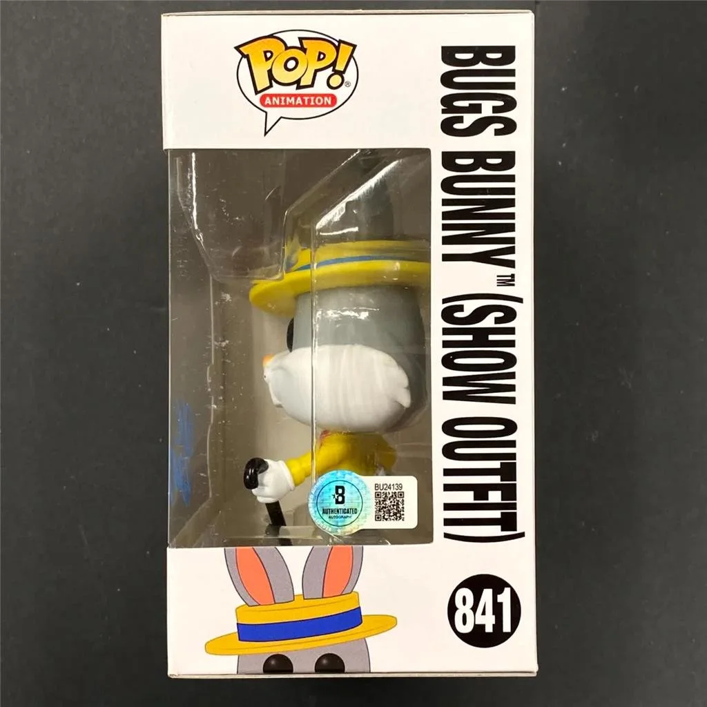 Eric Bauza — Eric Bauza signed Bugs Bunny Show Outfit Funko Pop! 841 autograph ~ Beckett BAS, изображение 2