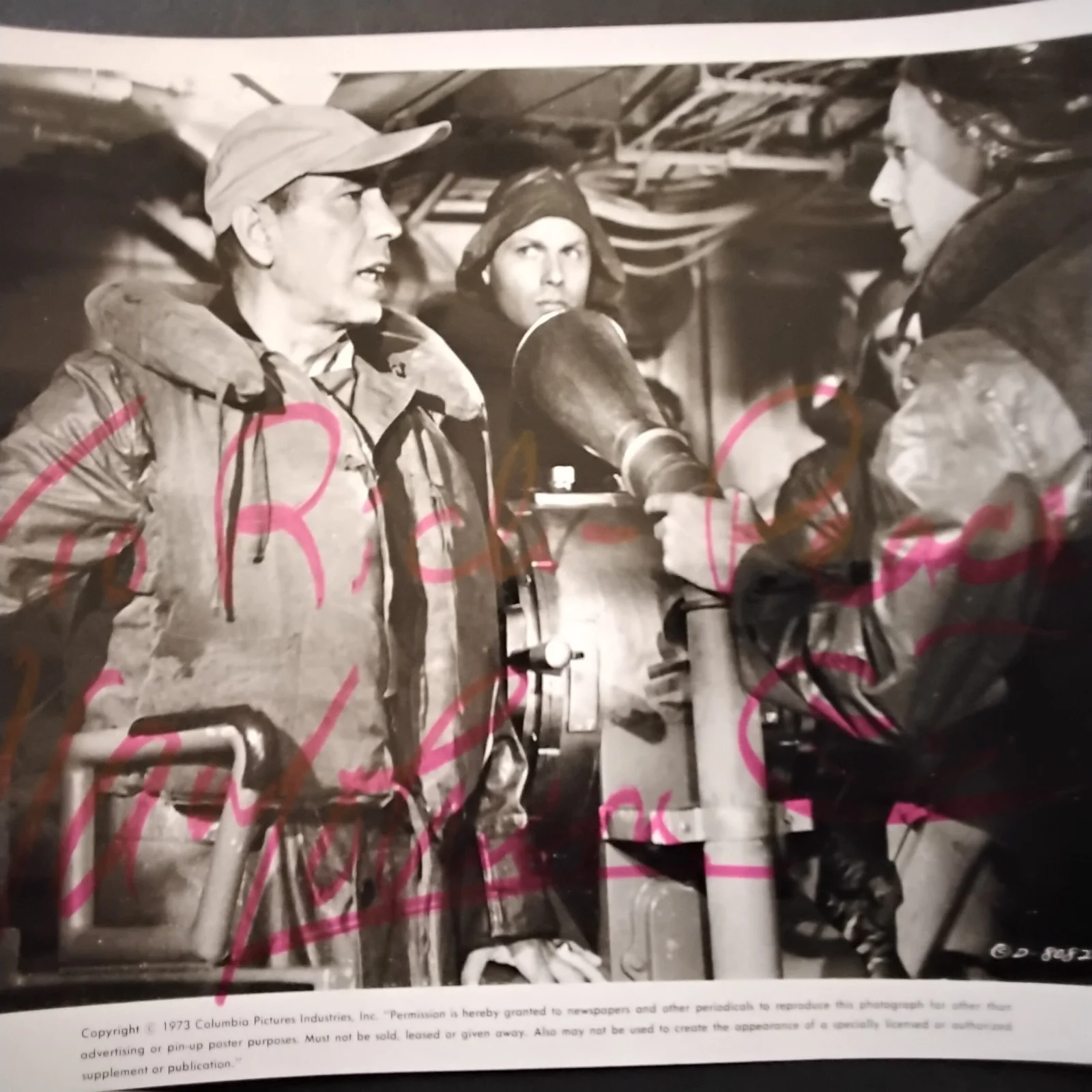 Van Johnson SIGNED 1973 Photo 40s Film TV Actor Brigadoon Caine Mutiny Batman, изображение 2