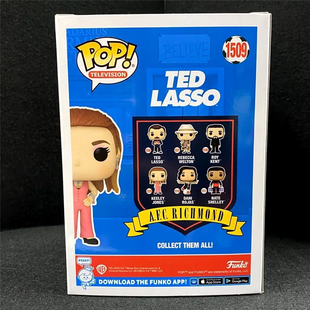 Juno Temple — Juno Temple signed Keeley Jones Ted Lasso Funko Pop! 1509 autograph~ BAS Beckett, изображение 3