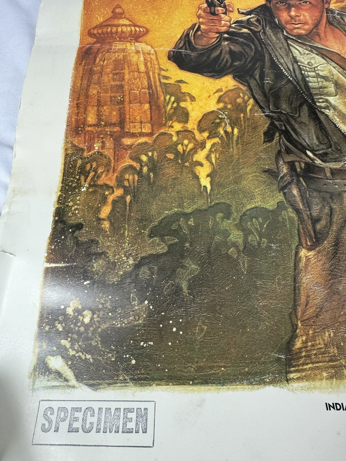 Dave Dorman — Dave Dorman Signed Indiana Jones ‘Thunder In The Orient’ Poster Print 18.5x23”, image 2