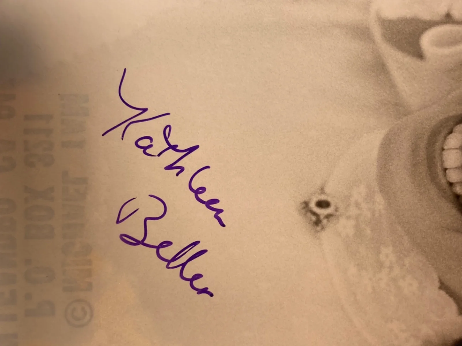 Hand SIGNED Kathleen Beller 7x9 Vintage Photo Dynasty, The Godfather, The Betsy, изображение 4