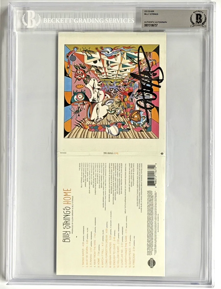Billy Strings Signed “Home” CD Slipcase Beckett BAS Slabbed Autograph Bluegrass, image 2