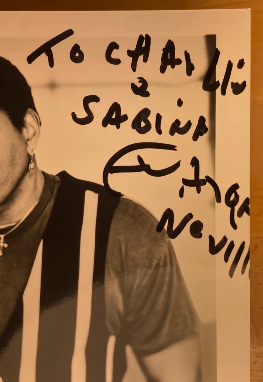 Hand SIGNED Aaron Neville 5x7 Agency Press Photo (A&M Records) Musician Singer, изображение 3