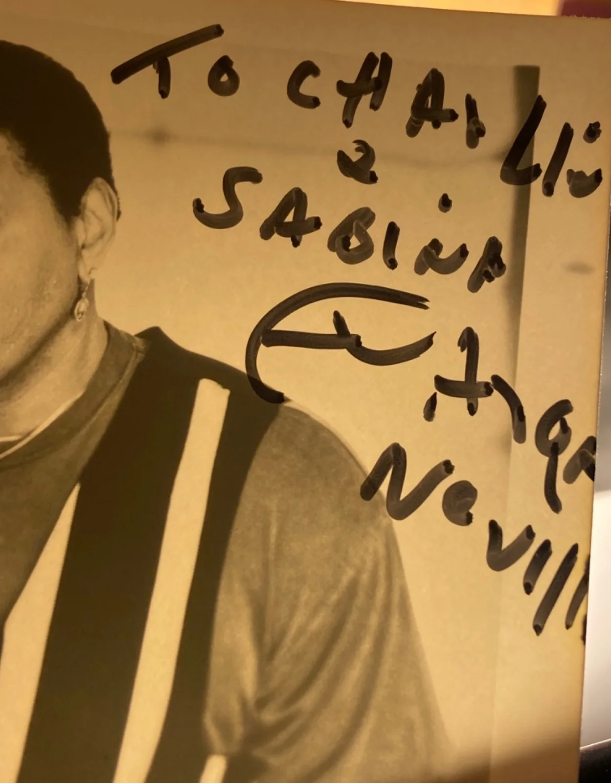 Hand SIGNED Aaron Neville 5x7 Agency Press Photo (A&M Records) Musician Singer, изображение 4