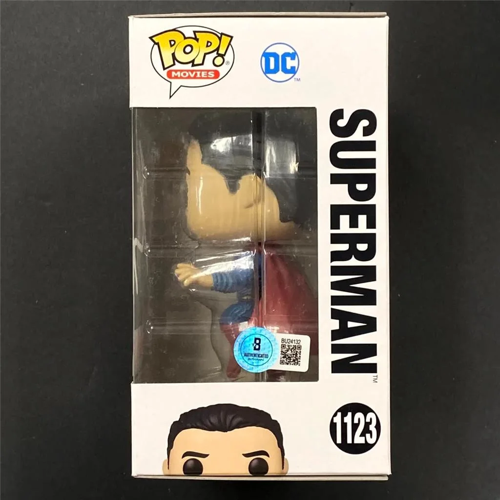 Zack Snyder signed Superman Exclusive Funko Pop 1123 autograph ~ Beckett BAS, изображение 2