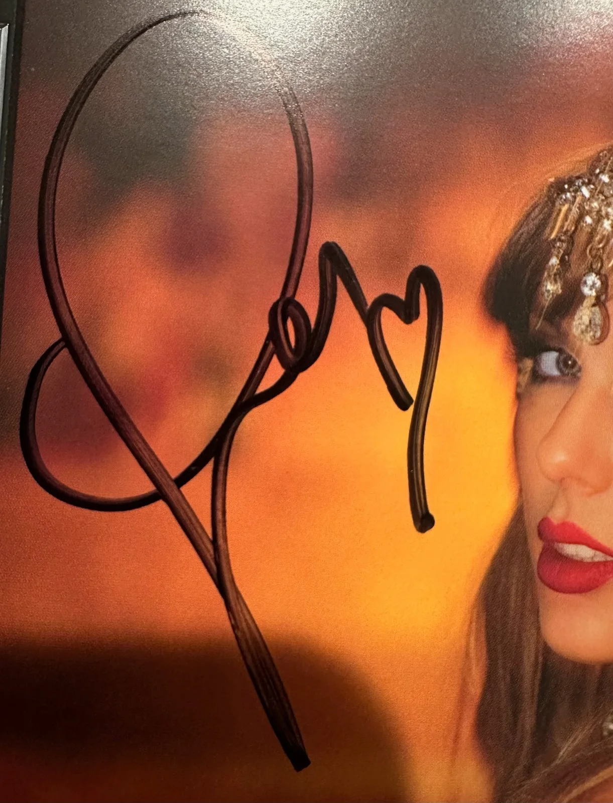 New Taylor Swift The Life of a Showgirl Signed CD Music TLOAS Merch Compact Disc, изображение 3
