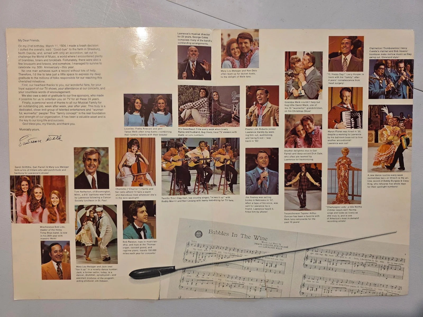 1970s TV Star Lawrence Welk Program, image 2