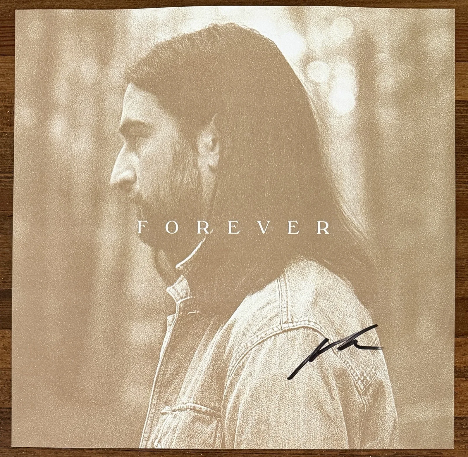 Noah Kahan Stick Season Chestnut Vinyl 2LP & SIGNED Album Art Card PSA DNA COA, изображение 4