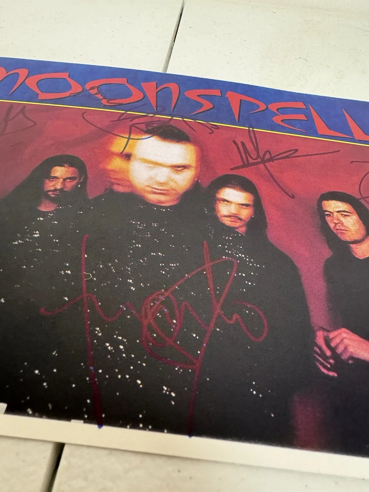 Moonspell Autographed Picture, изображение 2