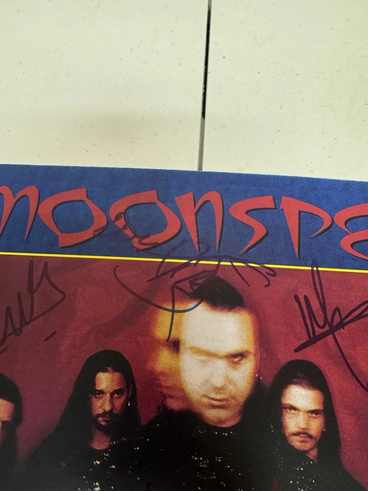 Moonspell Autographed Picture, изображение 4