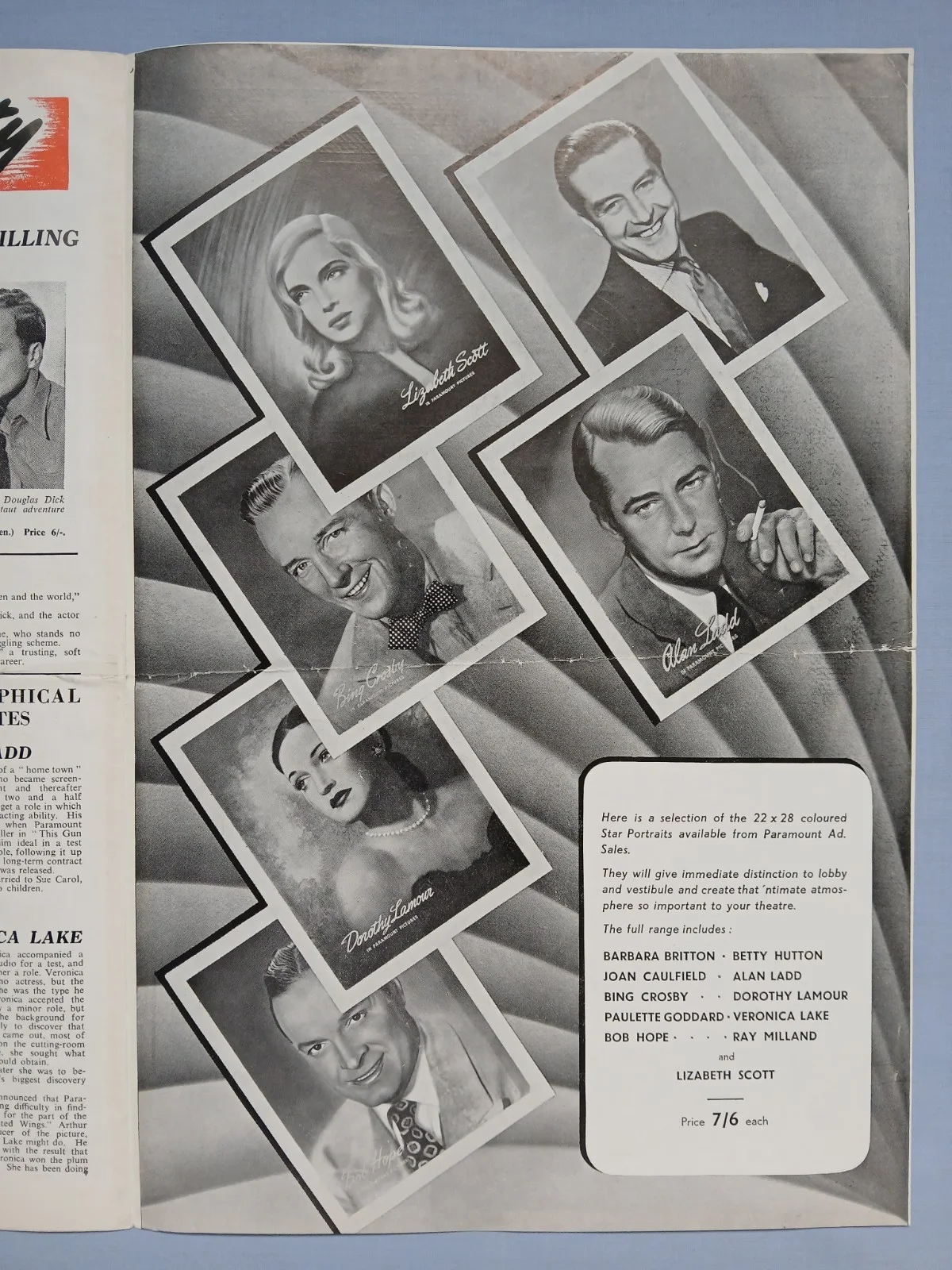 SAIGON (1948) v.rare original UK Campaign Press Book - Alan Ladd, Veronica Lake, image 4