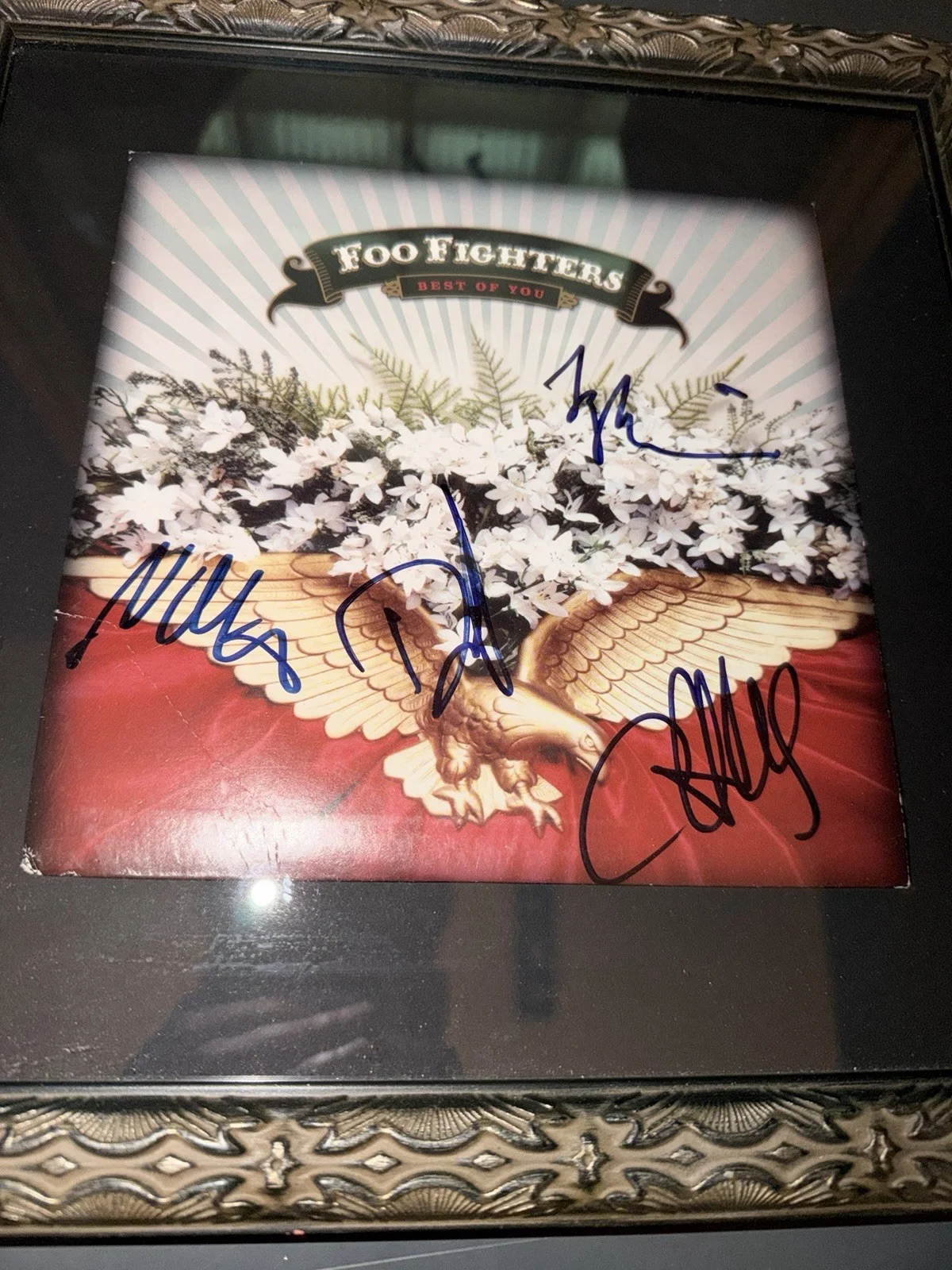 Foo Fighters Band Signed Autographed Best Of You Vinyl Record 7” Taylor Hawkins, изображение 2