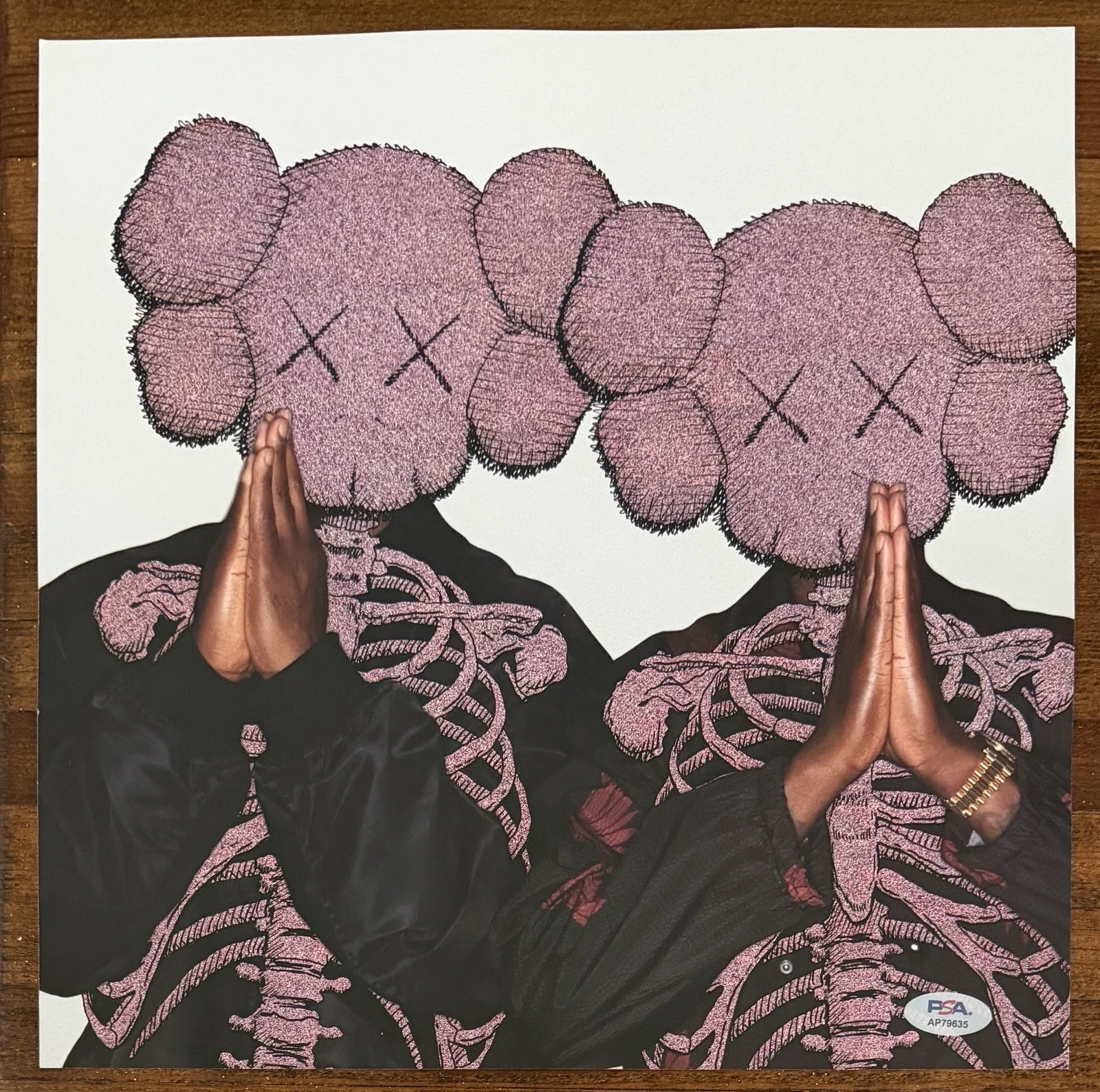 Pusha T Malice Let God Sort Em Out Pink Vinyl & SIGNED Album Card PSA DNA COA, изображение 3