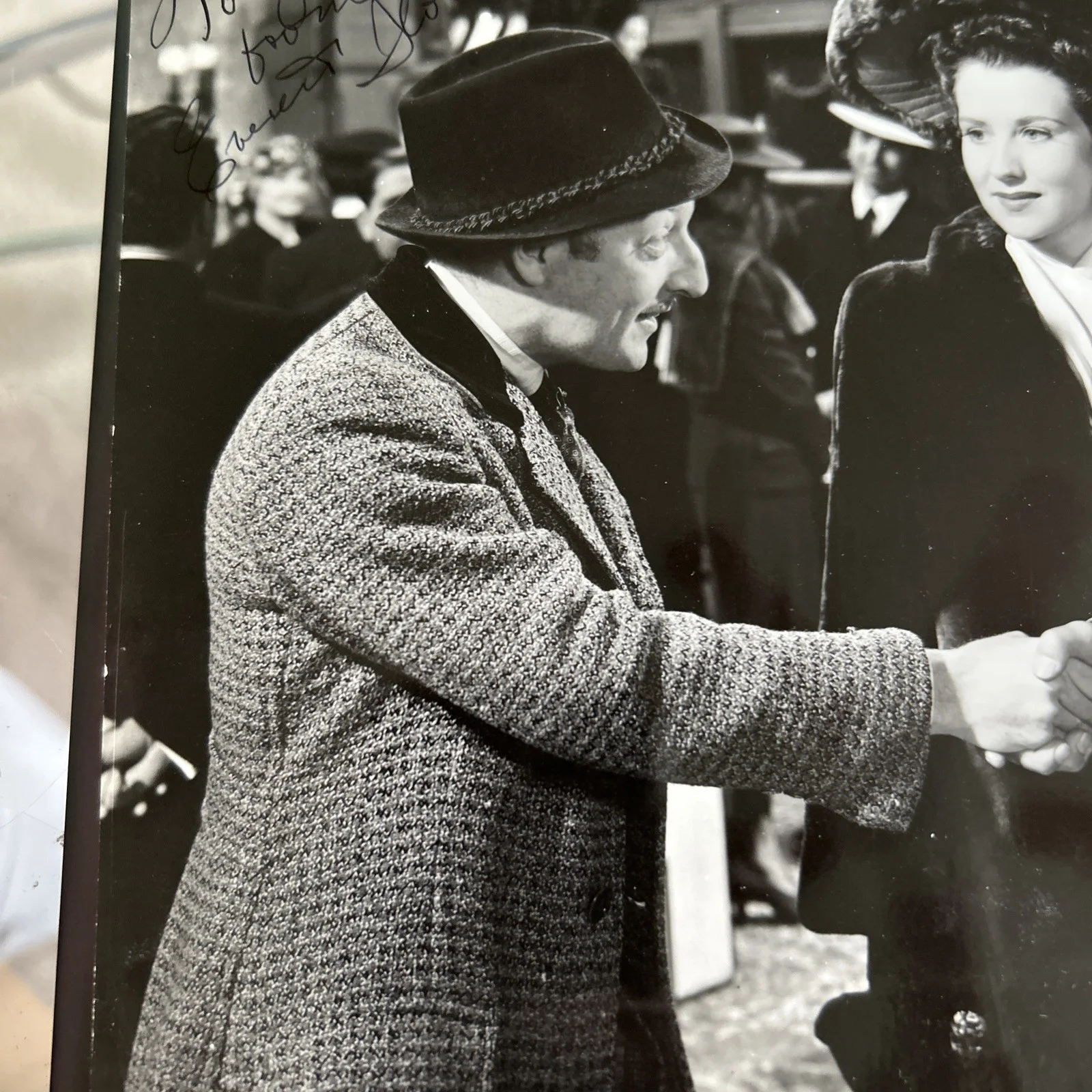 Original Movie Signed Press Photo Everett Sloane American Actor T234, image 3