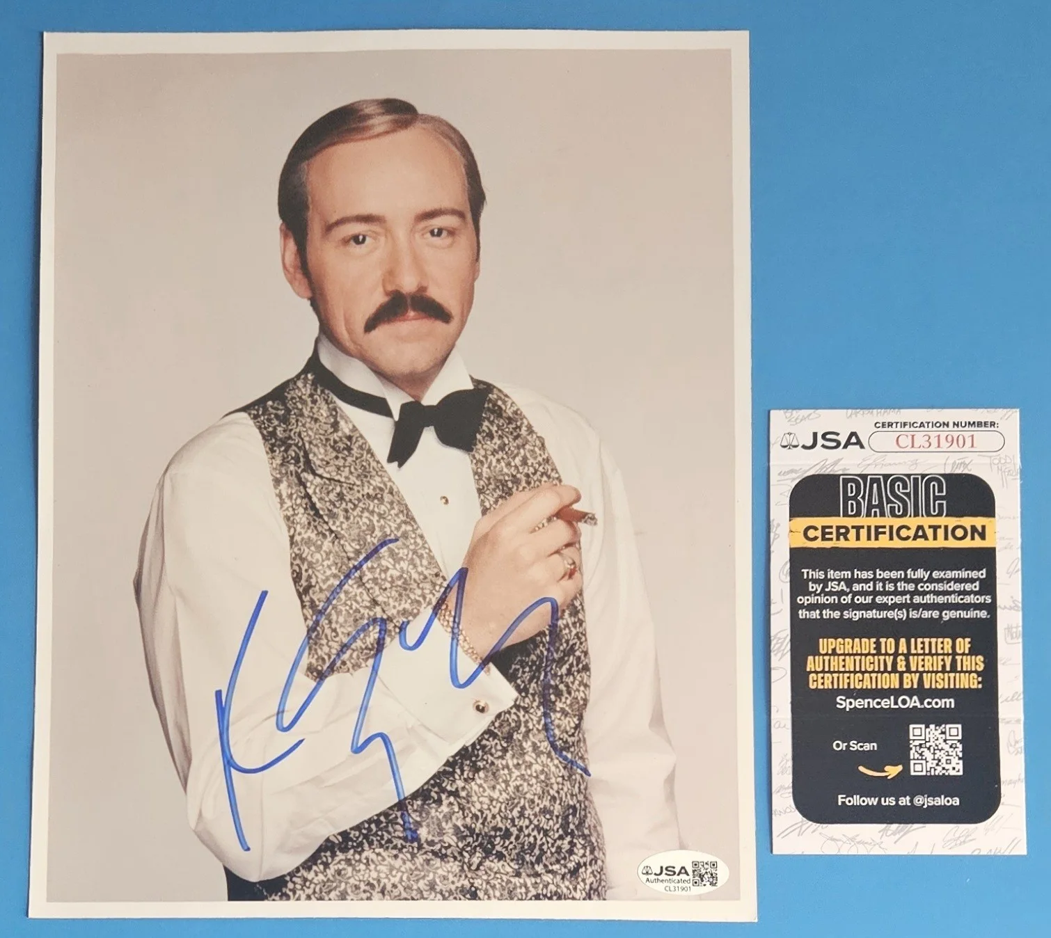 Kevin Spacey — KEVIN SPACEY SIGNED 8"X10" PHOTO CERTIFIED WITH JSA COA psa bas American Beauty