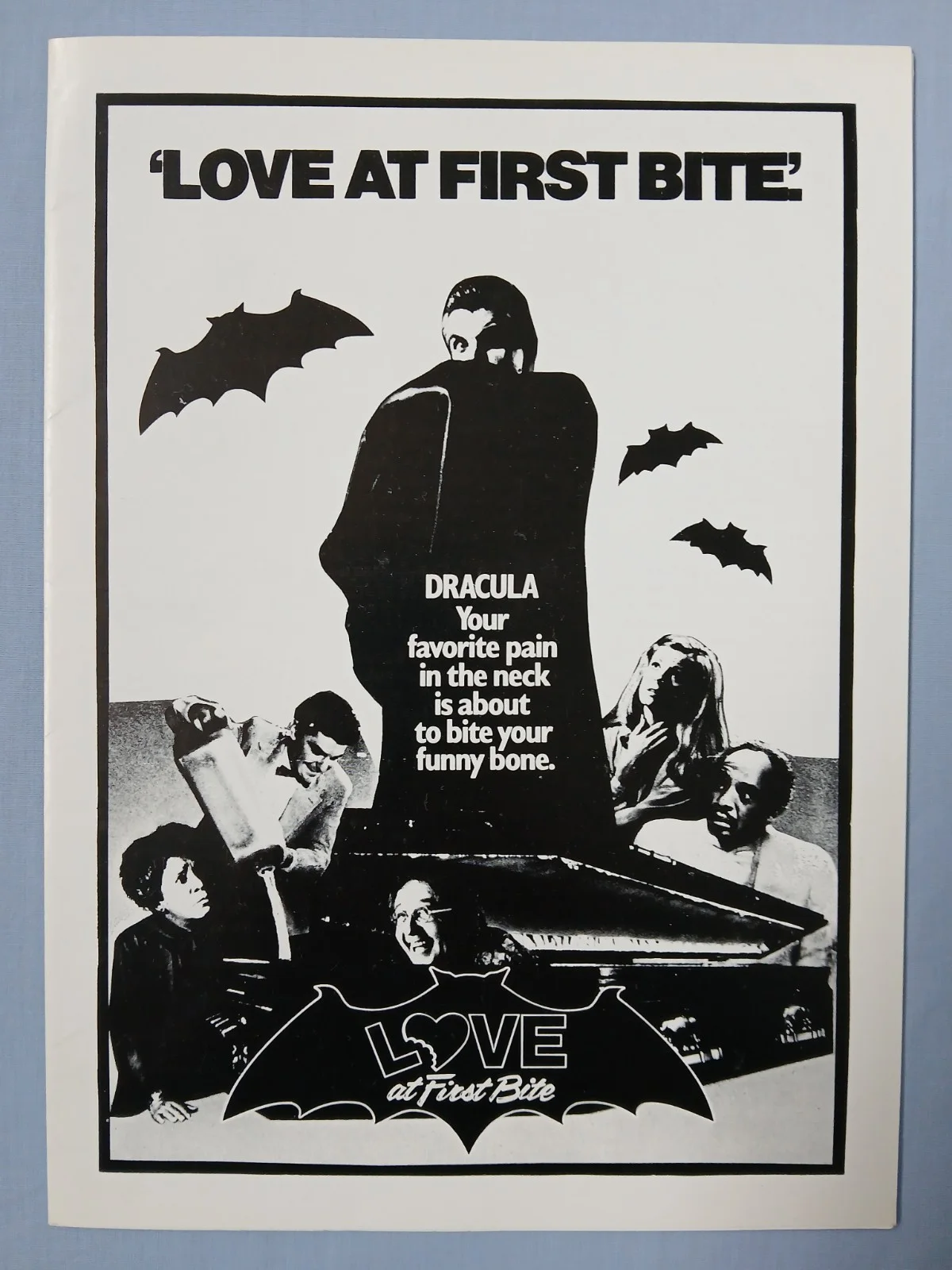 LOVE AT FIRST BITE (1979) orig UK Campaign Press Book - George Hamilton Dracula, image 2