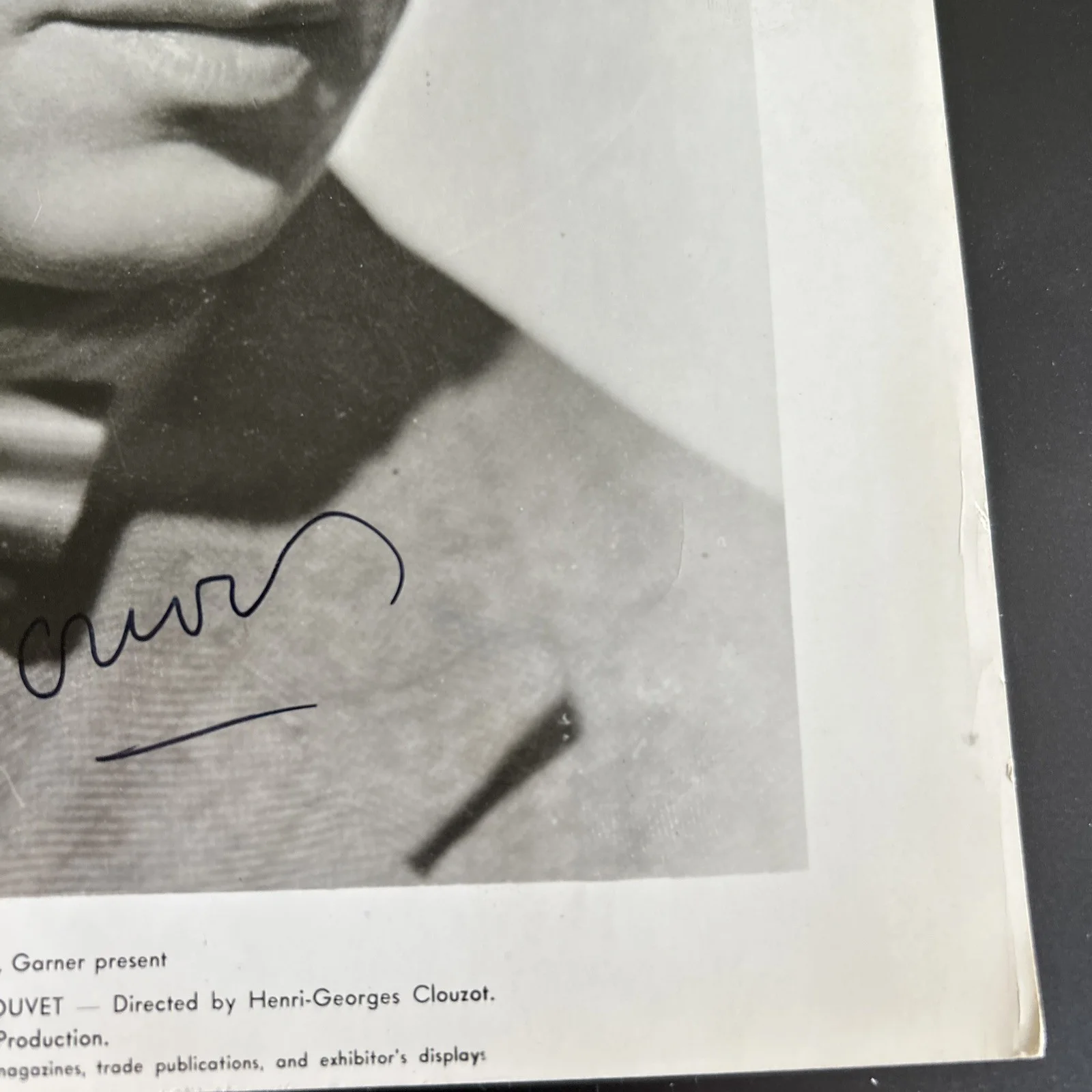 Original Movie Signed Press Photo Louis Jouvet French Actor T233, изображение 5