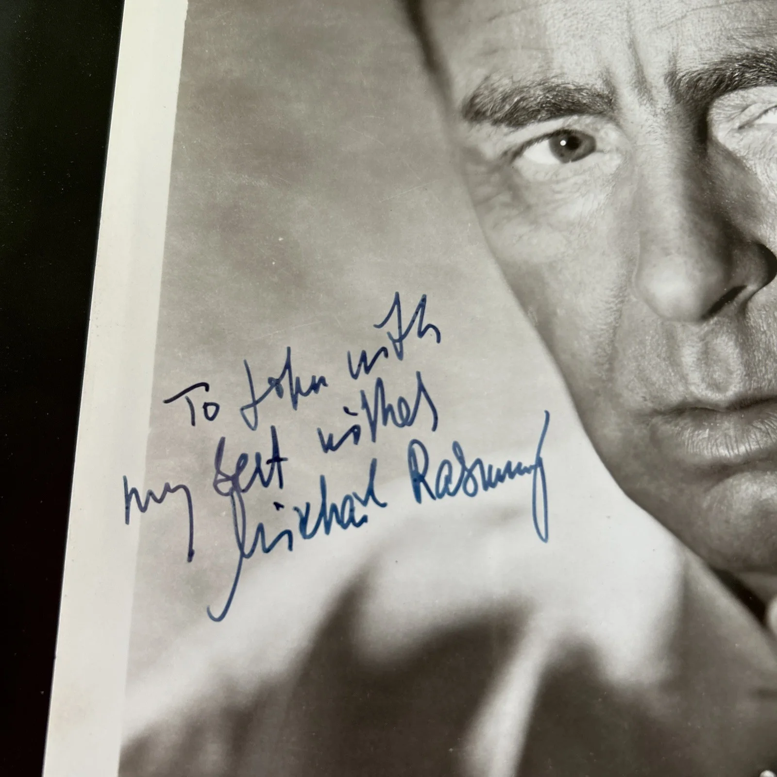 Original Movie Press Photo Signed Mikhail Rasumny Soviet American Actor T232, image 2