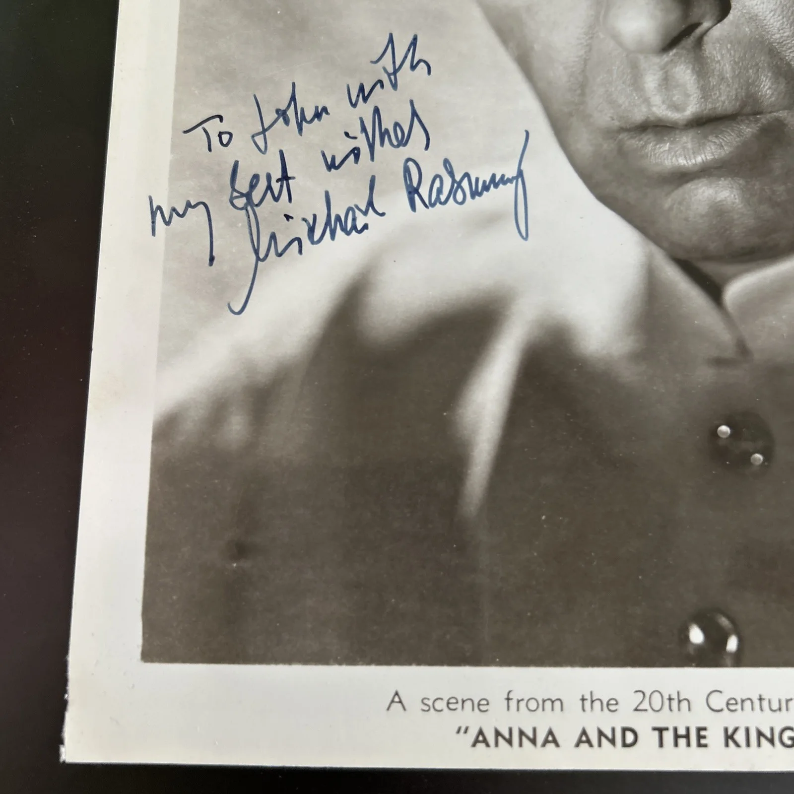 Original Movie Press Photo Signed Mikhail Rasumny Soviet American Actor T232, image 5