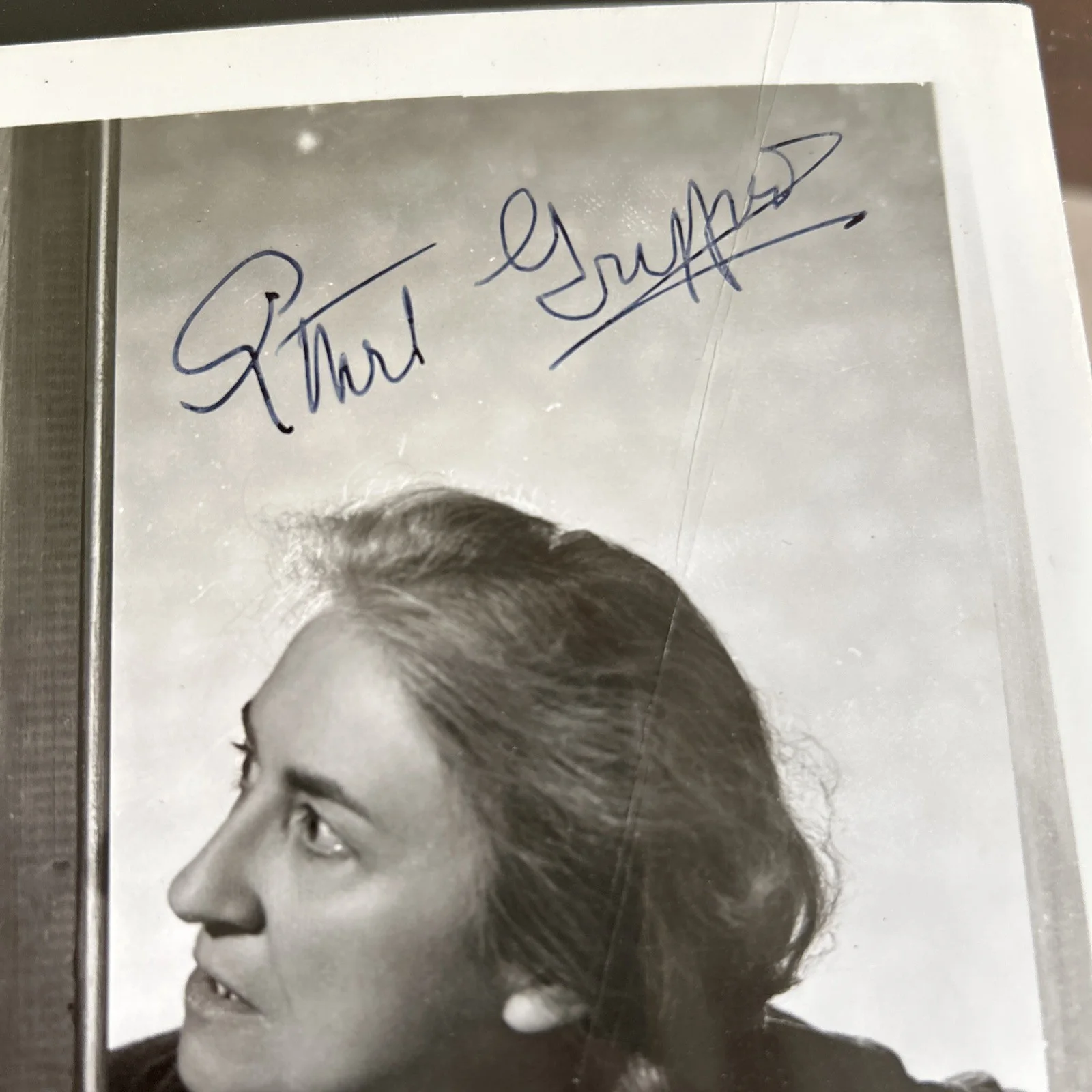 Original Movie Signed Press Photo Waterloo Bridge 1940 Ethel Griffies RARE T231, image 2