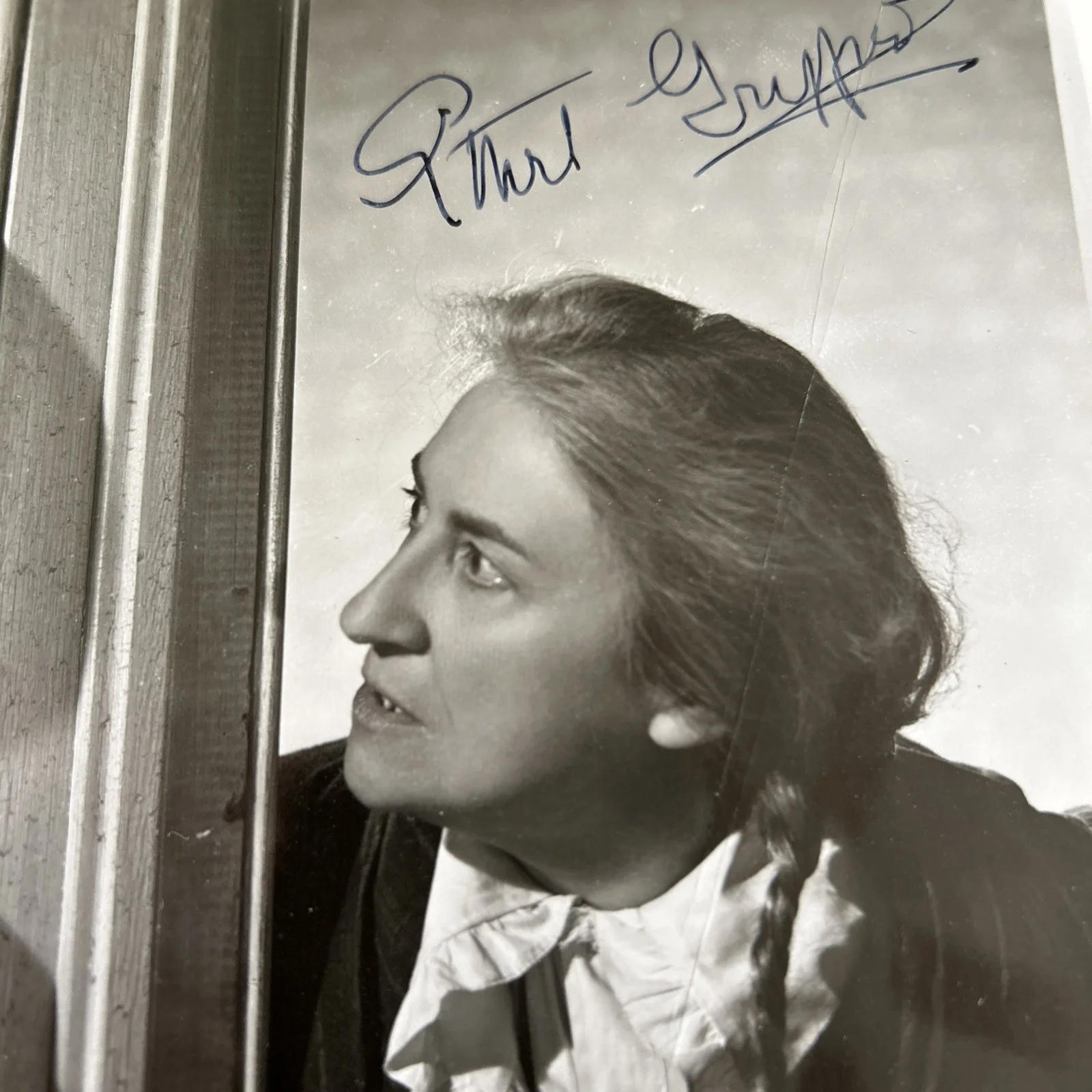 Original Movie Signed Press Photo Waterloo Bridge 1940 Ethel Griffies RARE T231, image 3