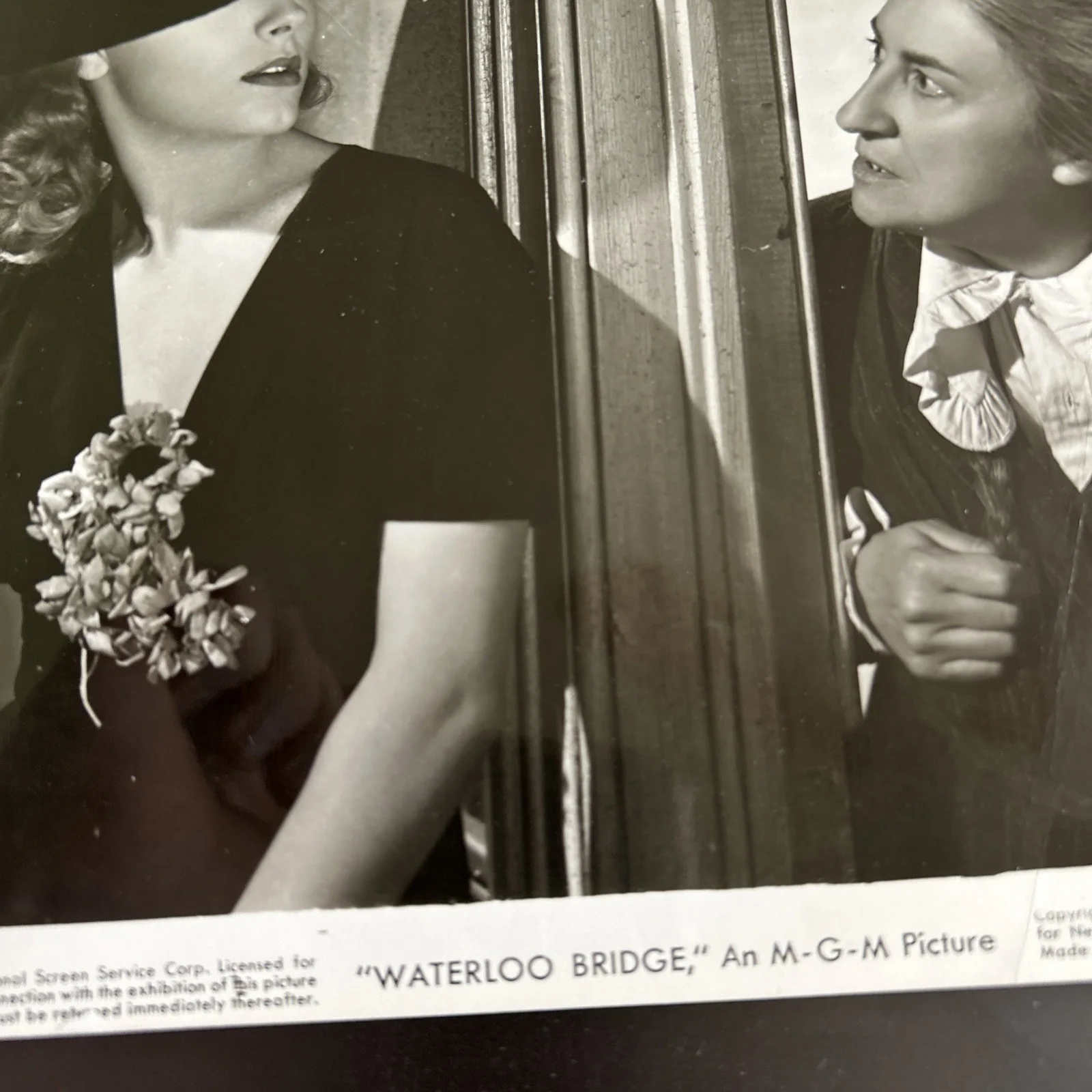 Original Movie Signed Press Photo Waterloo Bridge 1940 Ethel Griffies RARE T231, image 5