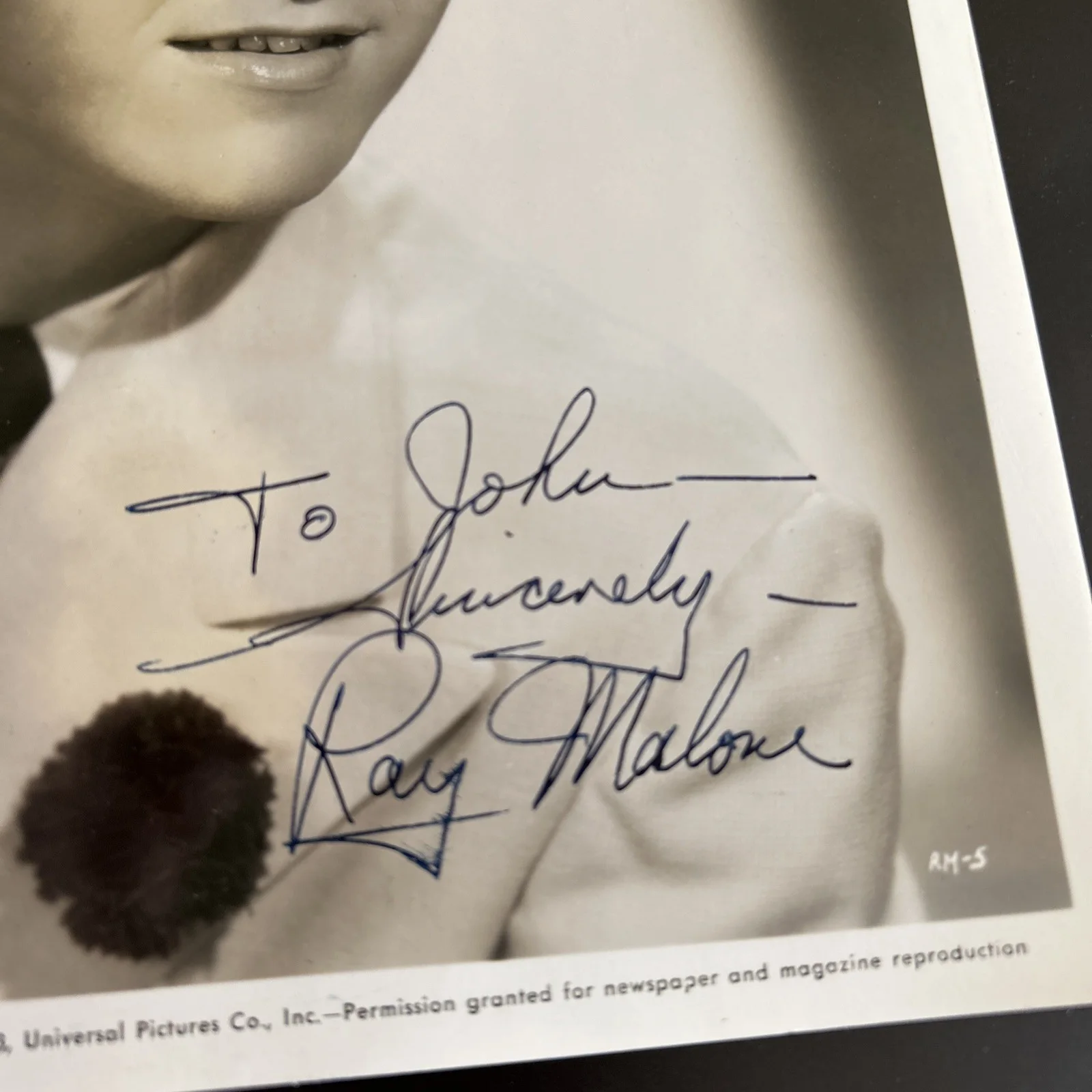 Original Movie Still Press Photo Signed Ray Malone Dance Choreographer T230, изображение 2