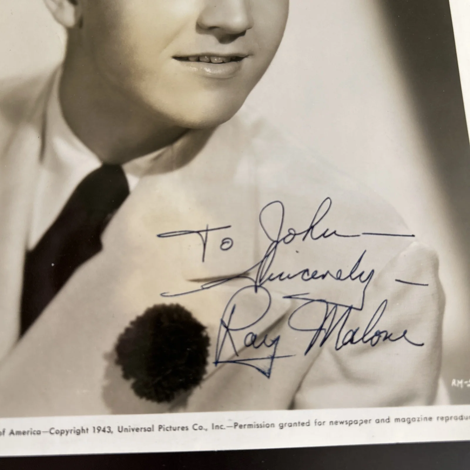 Original Movie Still Press Photo Signed Ray Malone Dance Choreographer T230, изображение 5