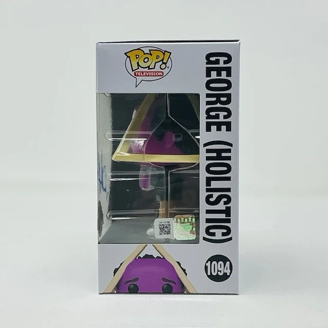 Jason Alexander Autographed George Holistic Seinfeld TV Funko Pop #1094 OCCM, image 5
