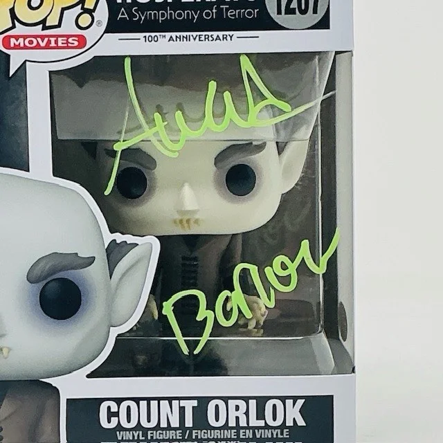 Alexander Ward Autographed Vampire Actor Count Orlok Nosferatu Funk Pop 1267 JSA, изображение 2