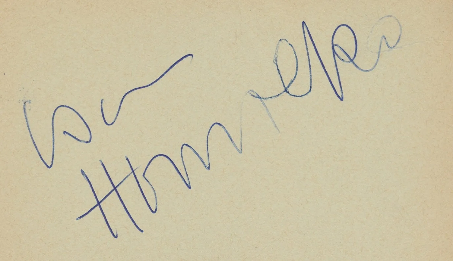 Oscar Homolka - 1959 Signed Album Page w Orig. 1940 Still Photo - "Hitchcock", изображение 3