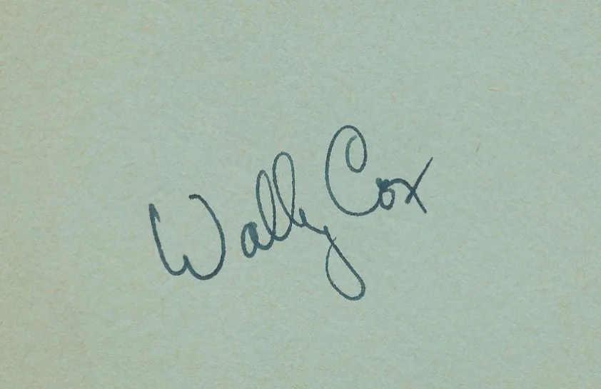Wally Cox - 1959 Signed Album Page w/Orig. 1956 7x9 Glossy Photo - RARE - d.1973, изображение 3