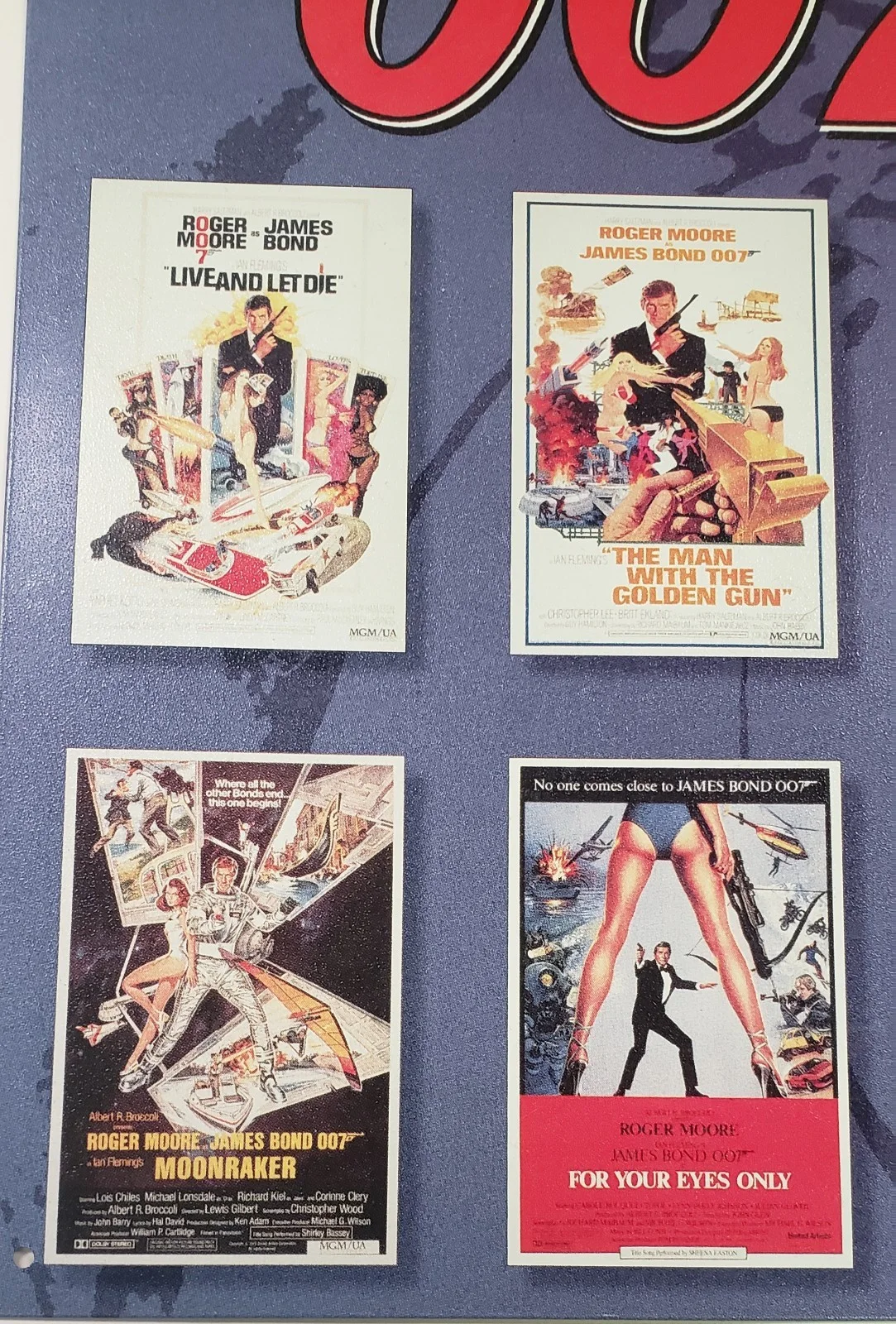 James Bond, 007, Roger Moore Era, NEW METAL SIGN: 12" x 17", image 2