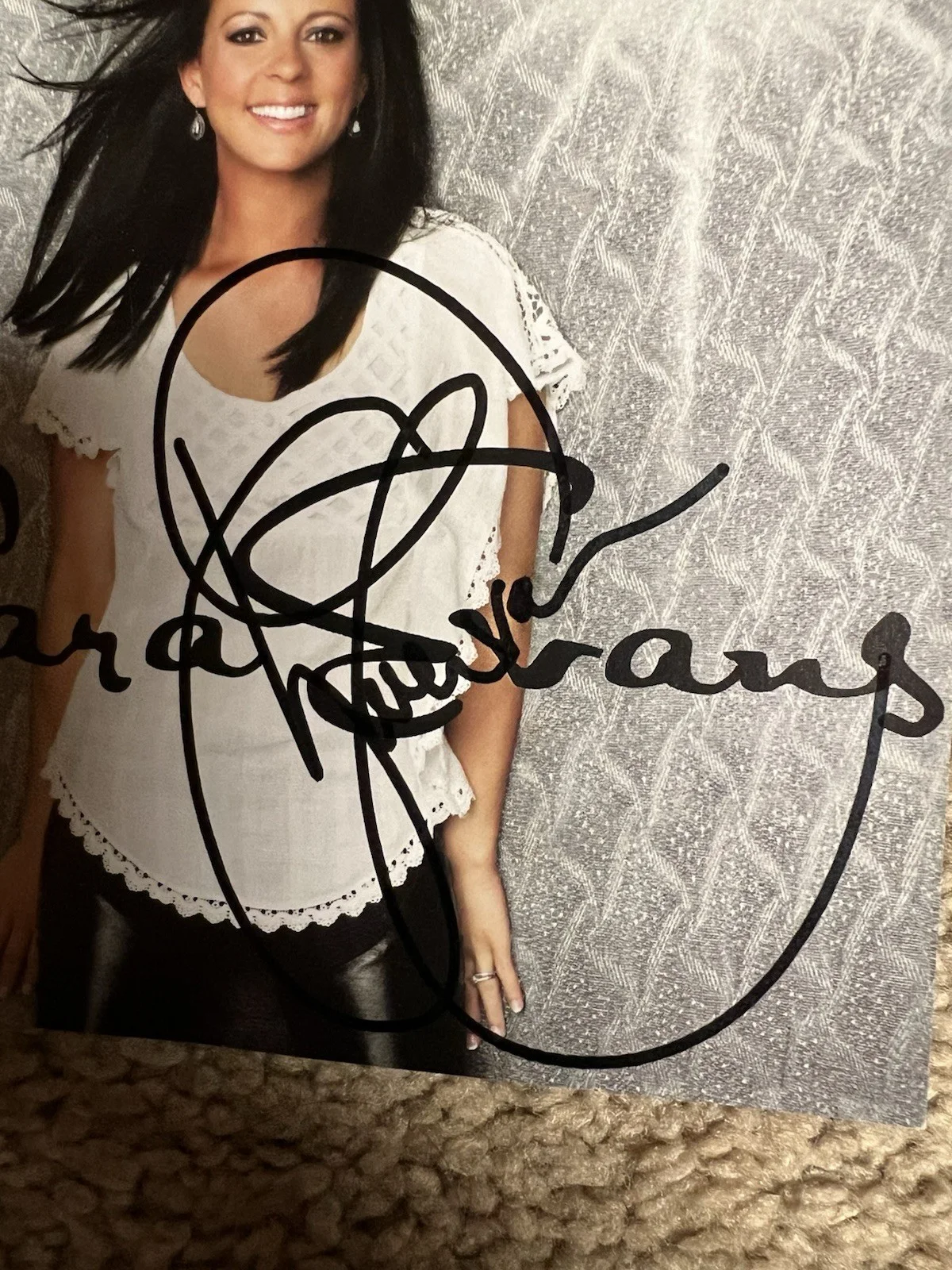 Sara Evans Cd Stronger Signed / Autographed 2011 Sony Music / RCA - Hype Sticker, image 5