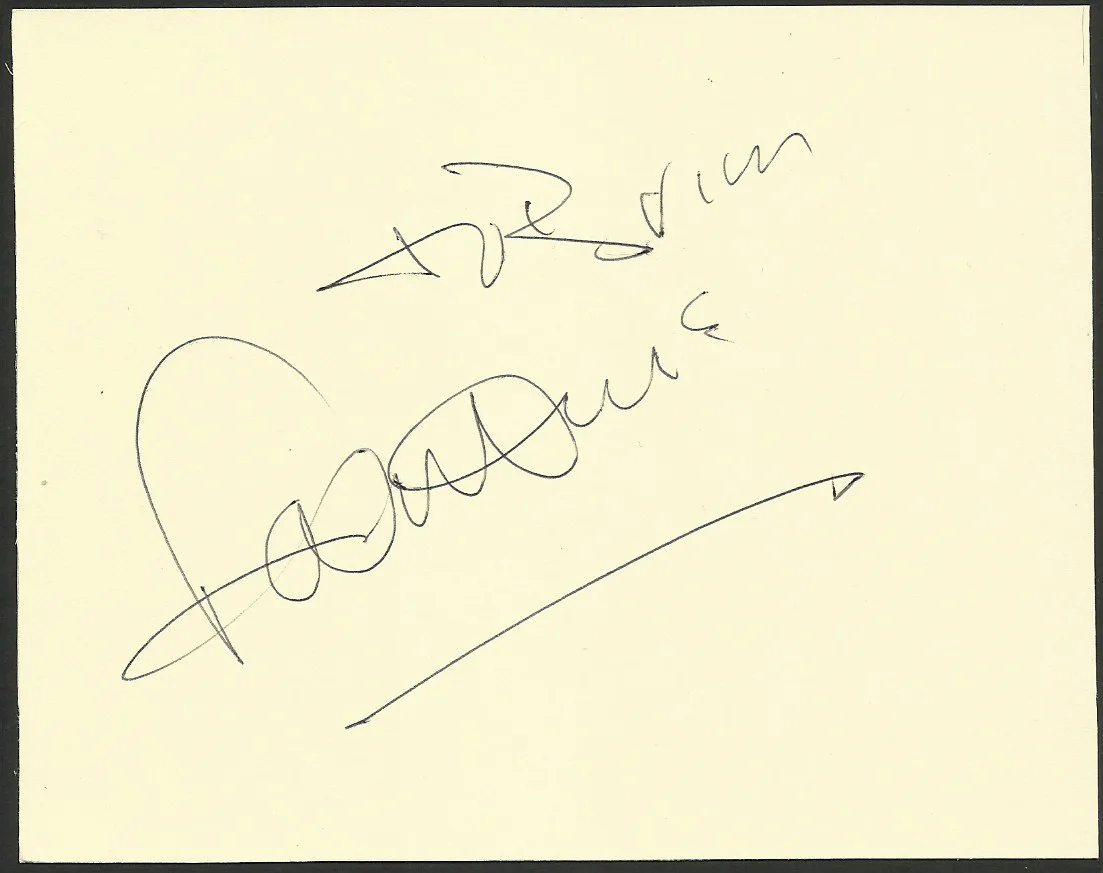 (S2) ORIGINAL GENUINE SIGNED AUTOGRAPHS ON CARDS & PAGES UNDEDICATED DEDICATED, image 4