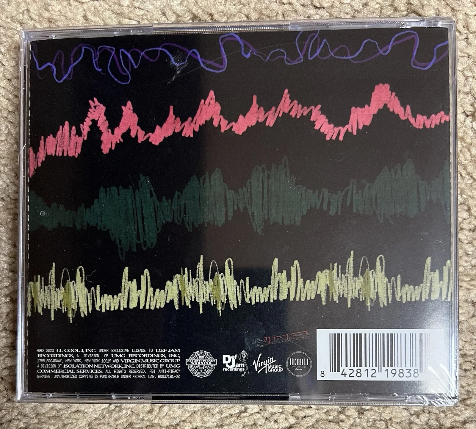 LL Cool J Cd The Force Signed / Autographed New & Sealed Frequencies Of Real, image 2
