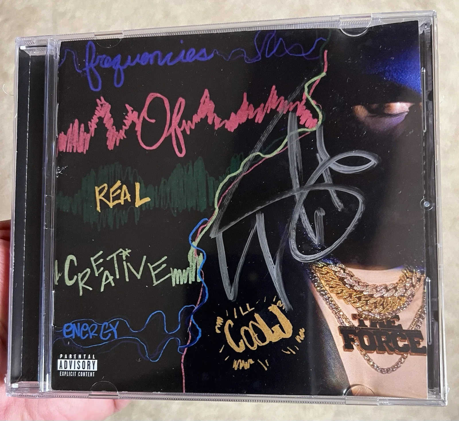 LL Cool J Cd The Force Signed / Autographed New & Sealed Frequencies Of Real, image 3