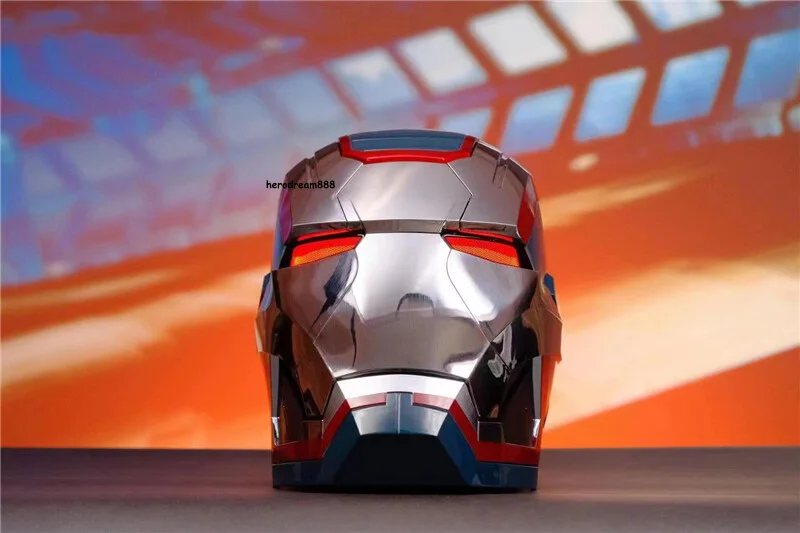 Iron Man Iron Patriot Helmet ABS 1:1 Wearable Cosplay Prop Voice Control Toy New, изображение 5