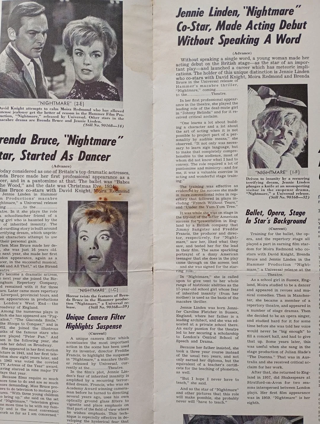 NIGHTMARE pressbook, image 2