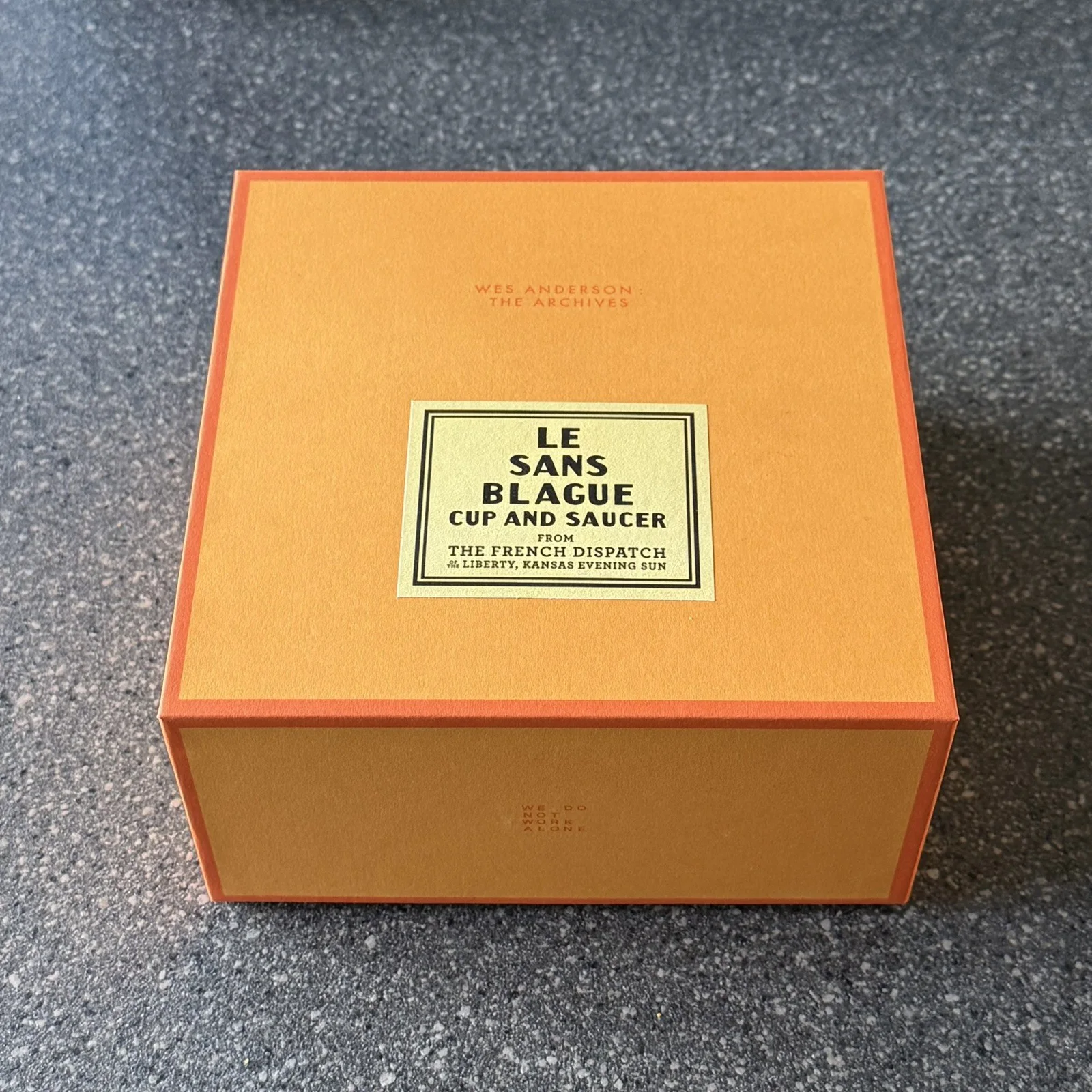 Wes Anderson Archive ‘Le Sans Blague’ Coffee Cup & Saucer - The French Dispatch, изображение 2