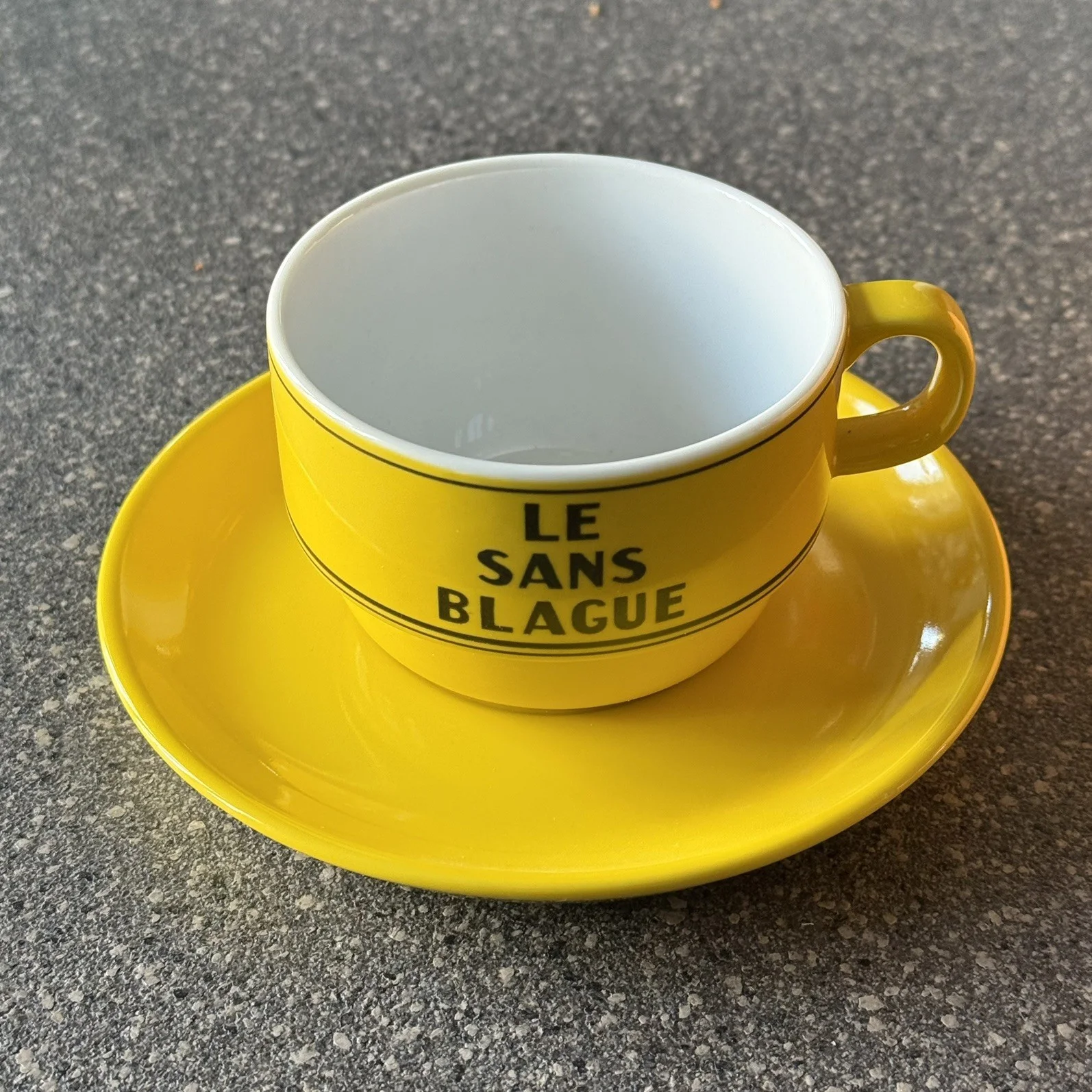 Wes Anderson Archive ‘Le Sans Blague’ Coffee Cup & Saucer - The French Dispatch, изображение 3