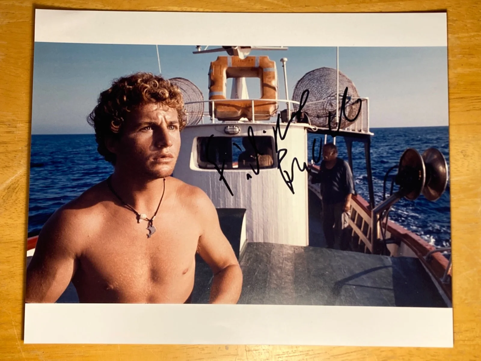 (Rare HTF) Hand SIGNED Filippo Pucillo 10x8 Photo - Terraferma Actor, image 2