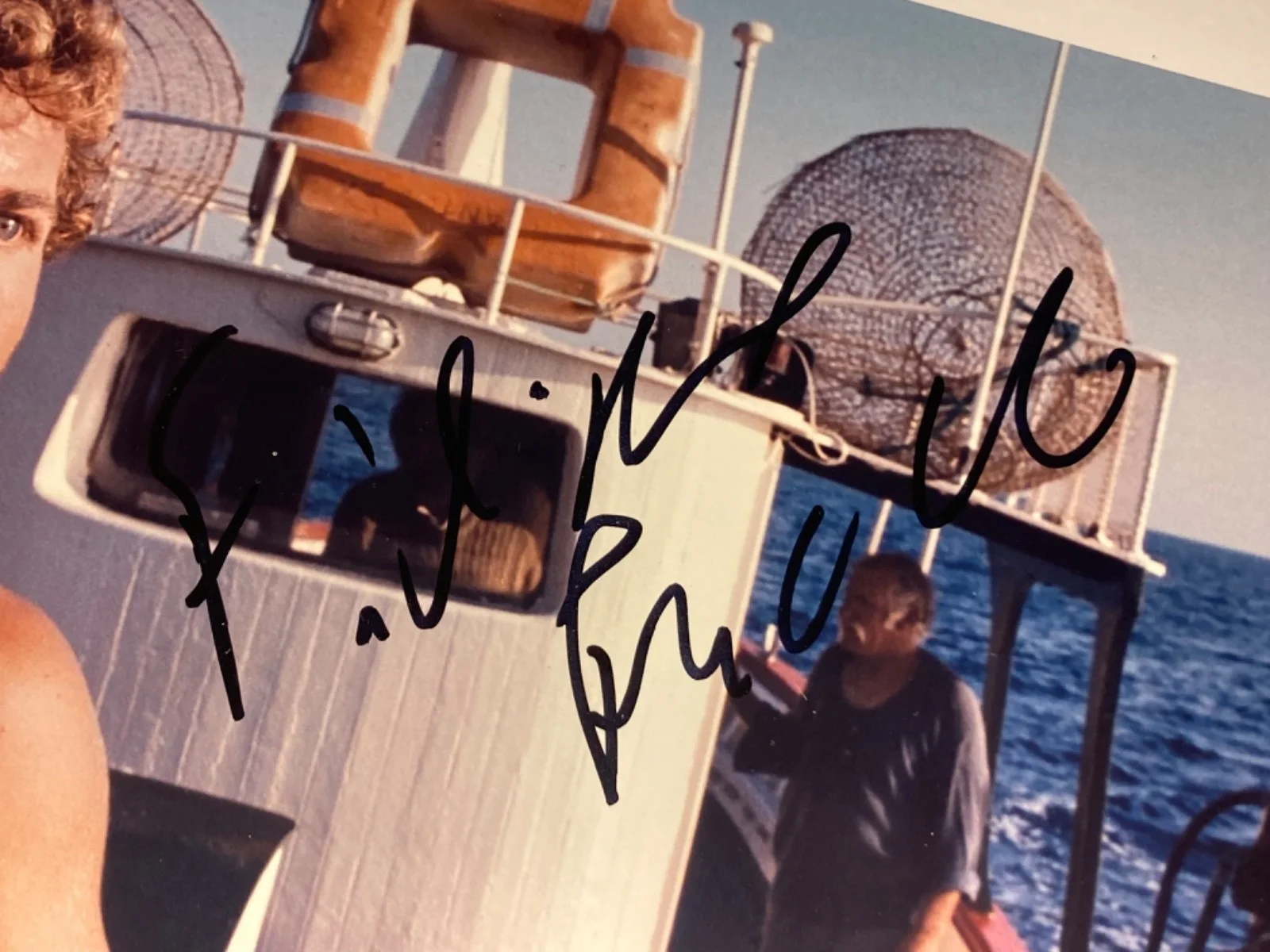 (Rare HTF) Hand SIGNED Filippo Pucillo 10x8 Photo - Terraferma Actor, image 3