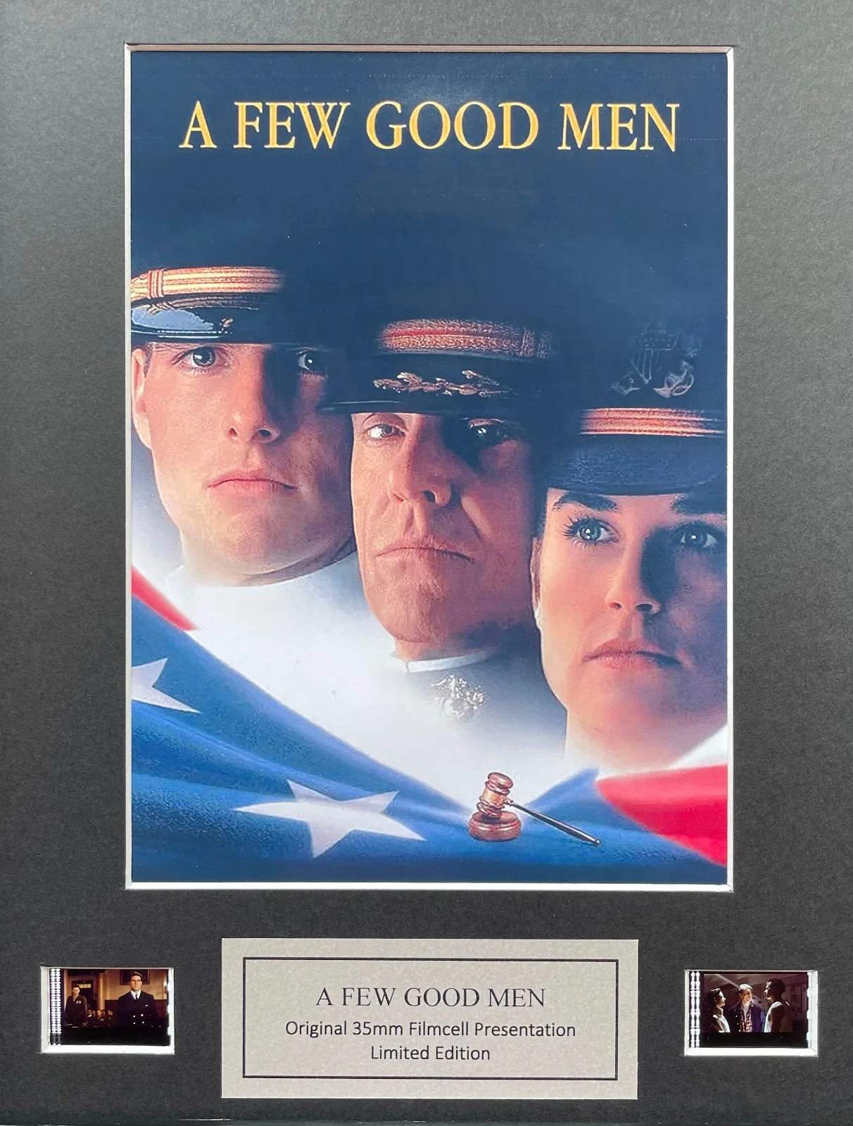 A FEW GOOD MEN 1992 Original 35mm Film Cells set within Quality Wood Frame + COA, image 2