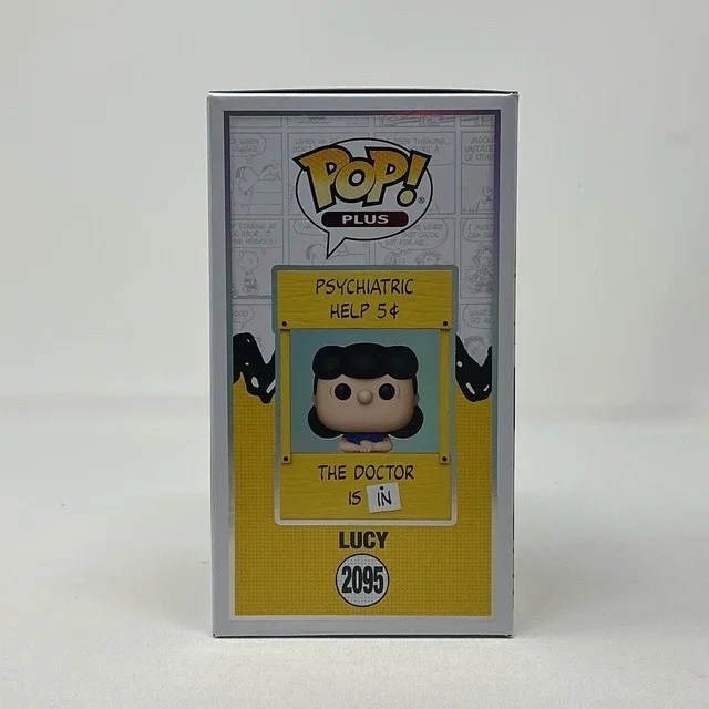 Melanie Kohn Autographed Lucy Peanuts Funko Pop Plus #2095 OCCM, image 3