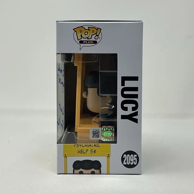 Melanie Kohn Autographed Lucy Peanuts Funko Pop Plus #2095 OCCM, image 5